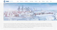 Desktop Screenshot of friopuerto.com
